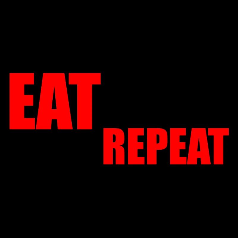 Eat Sleep Rave Repeat Essen Schlafen Raven Spruch