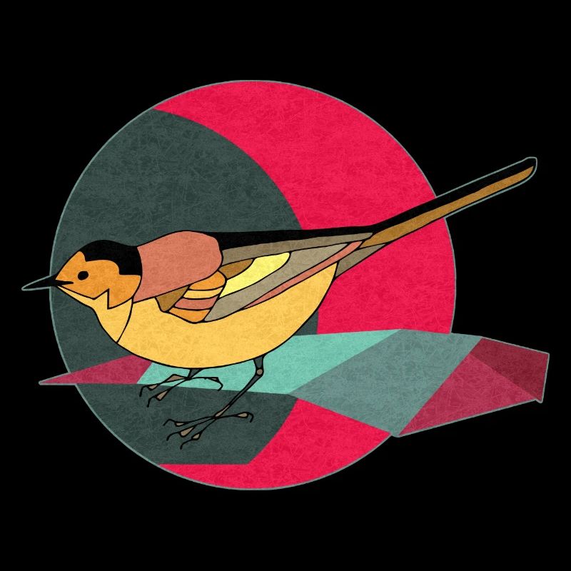 Bunter Vogel