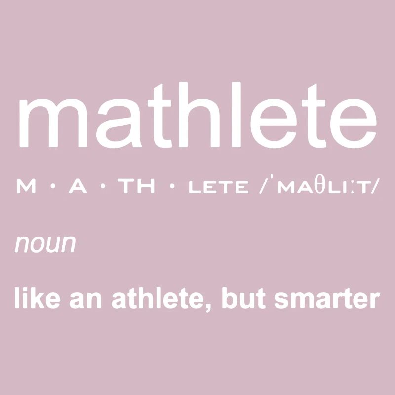Mathlete Définition Drôle Math Nerd