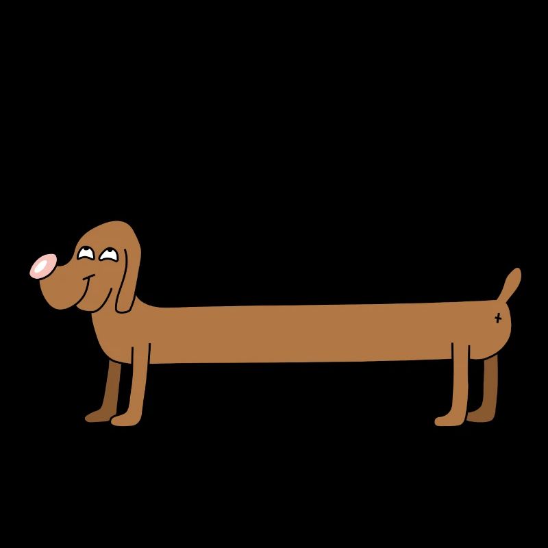 Joyeux long teckel
