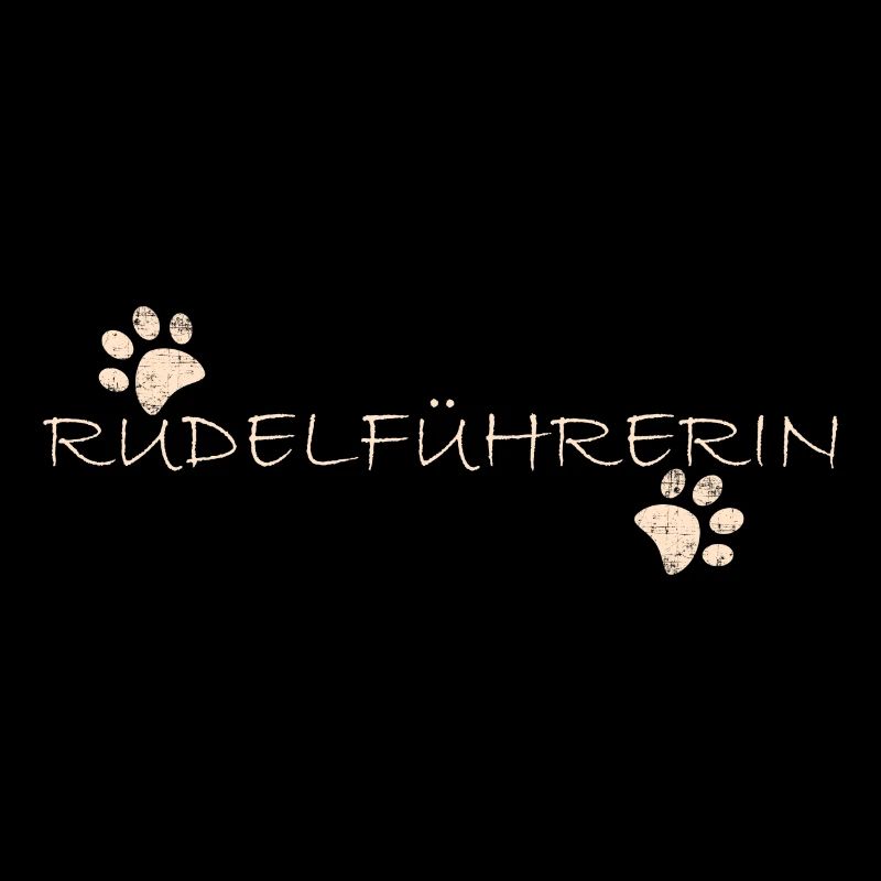 Hunde Pfote Rudel Hundehalter Spruch Geschenk