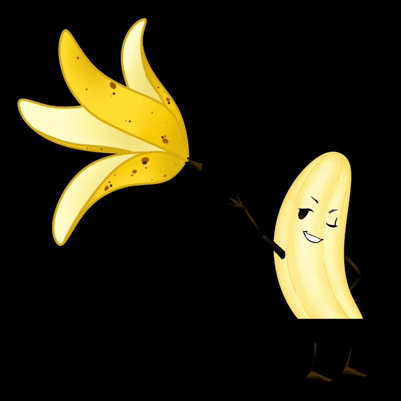 Banane nackt lustig Striptease