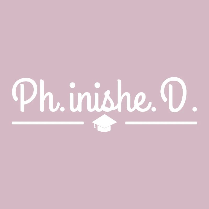 Phinished Phd Doktor Abschluss Geschenk