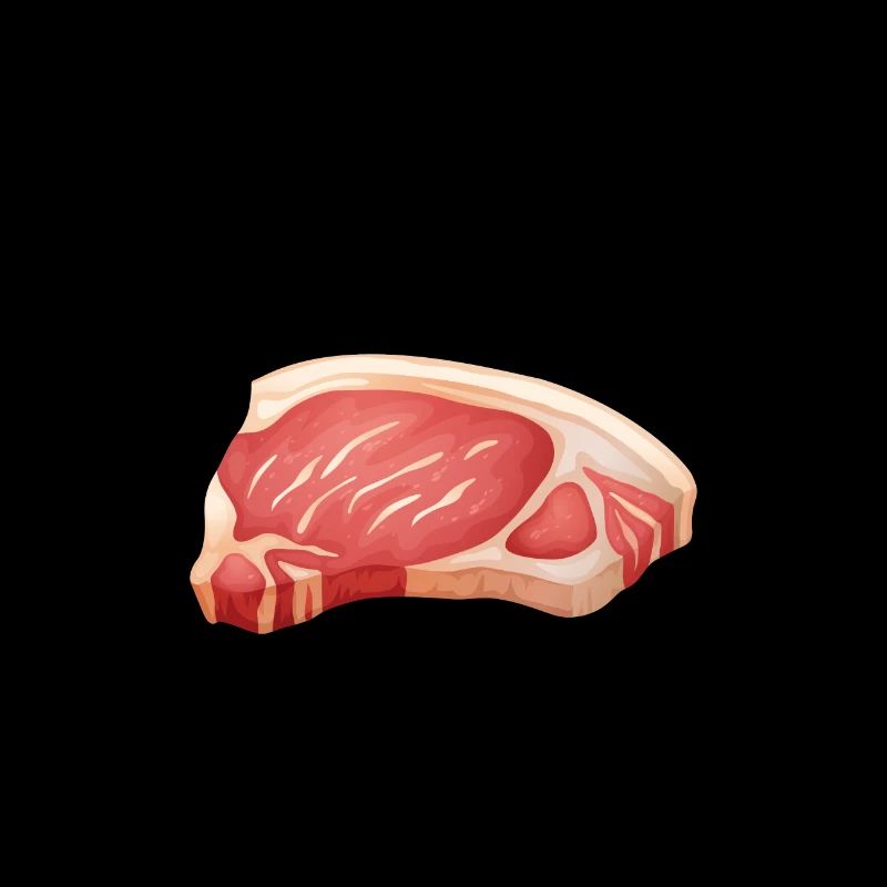 Fleisch ist mein Obst Steak