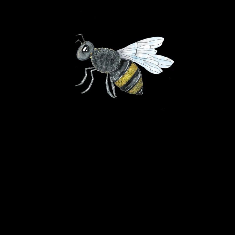 Impression d'abeilles dessinées à la main "Bee Kind"