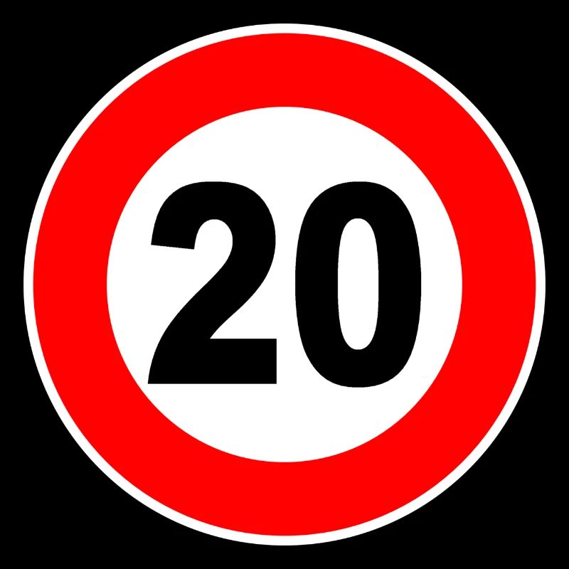 20e anniversaire - 20 - Célébration - Panneau de rue
