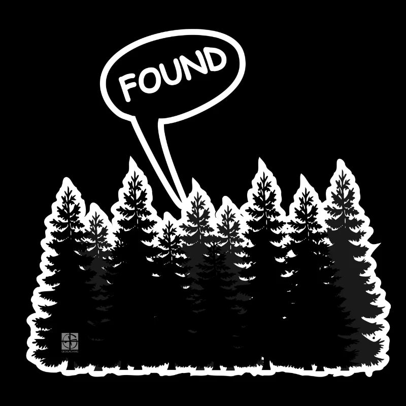 Dans la forêt à la recherche de canettes, geocaching !