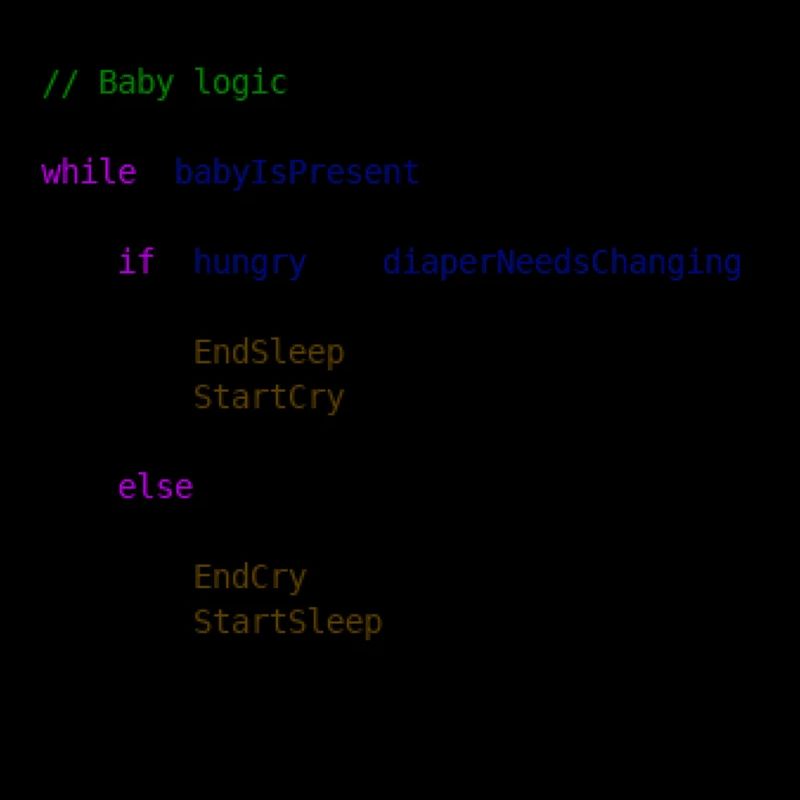 Idée cadeau programmeur logique bébé