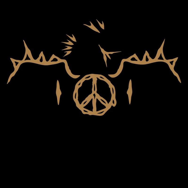 Peace Dragon - Drache mit Friedenszeichen