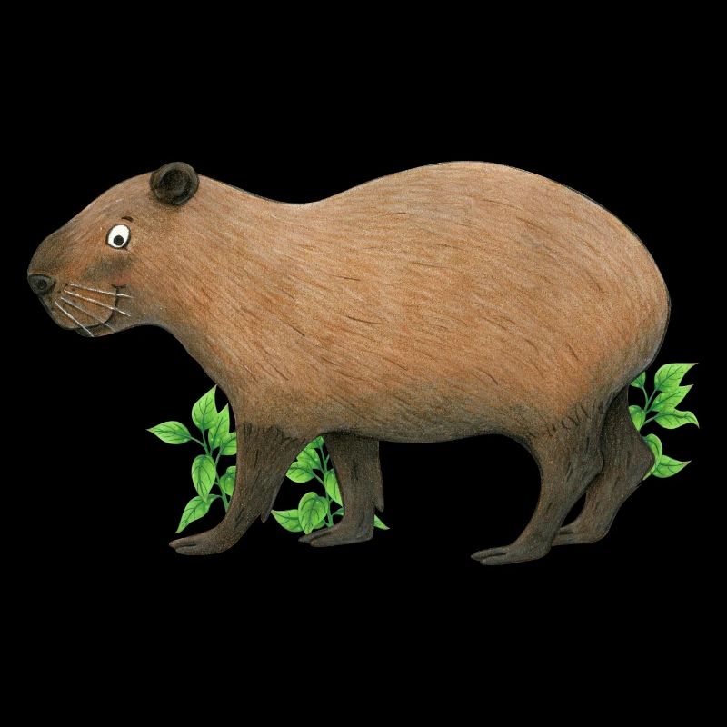 funny capybara