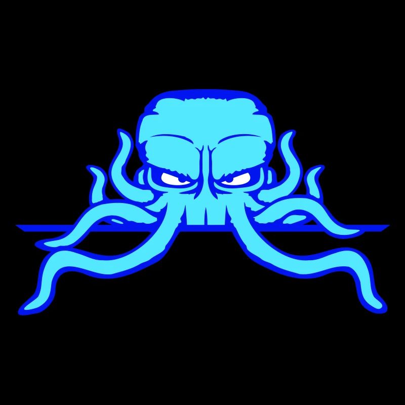 Octopus Octopus Shield Behind Wall Bag Frame