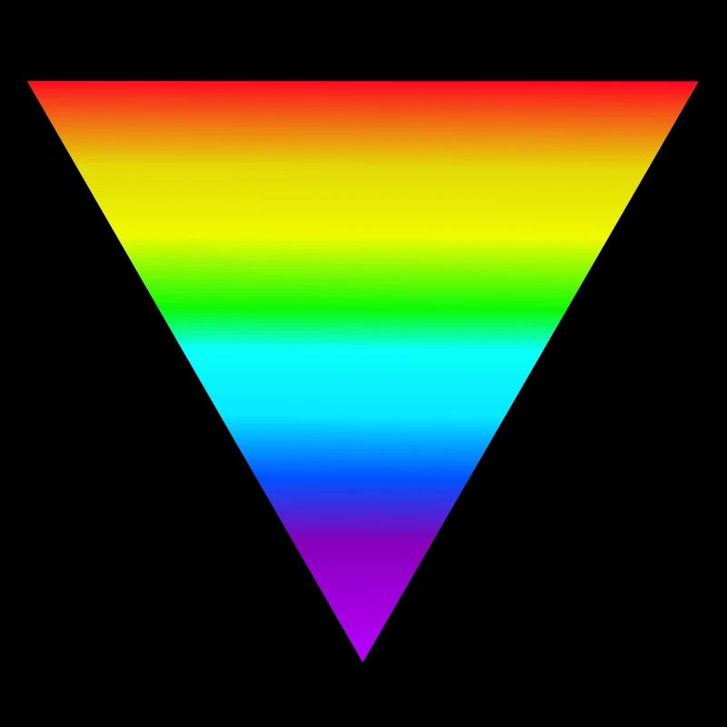 Rainbow triangle
