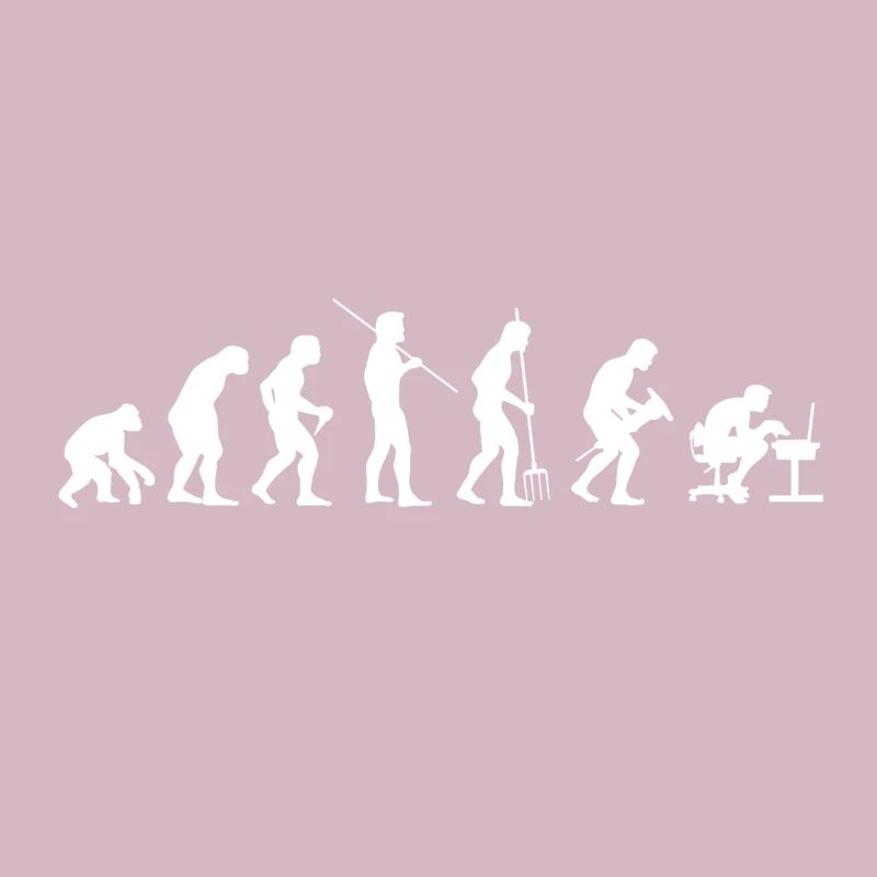 Evolution der Menschlichen Arbeit Computerarbeit