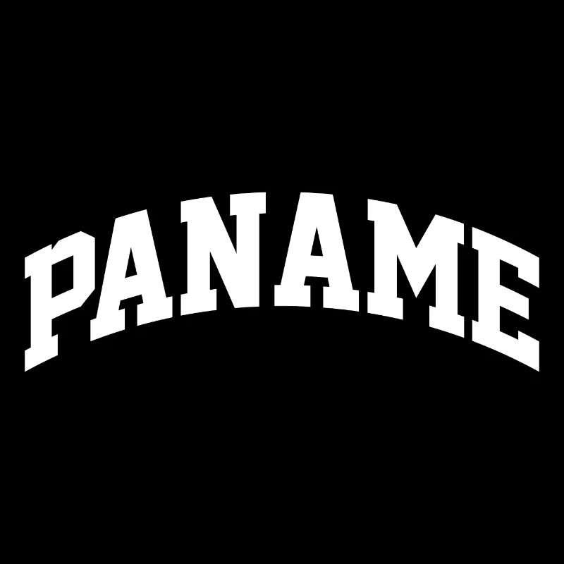 Paname-Logo: College-Design im Pariser Stil