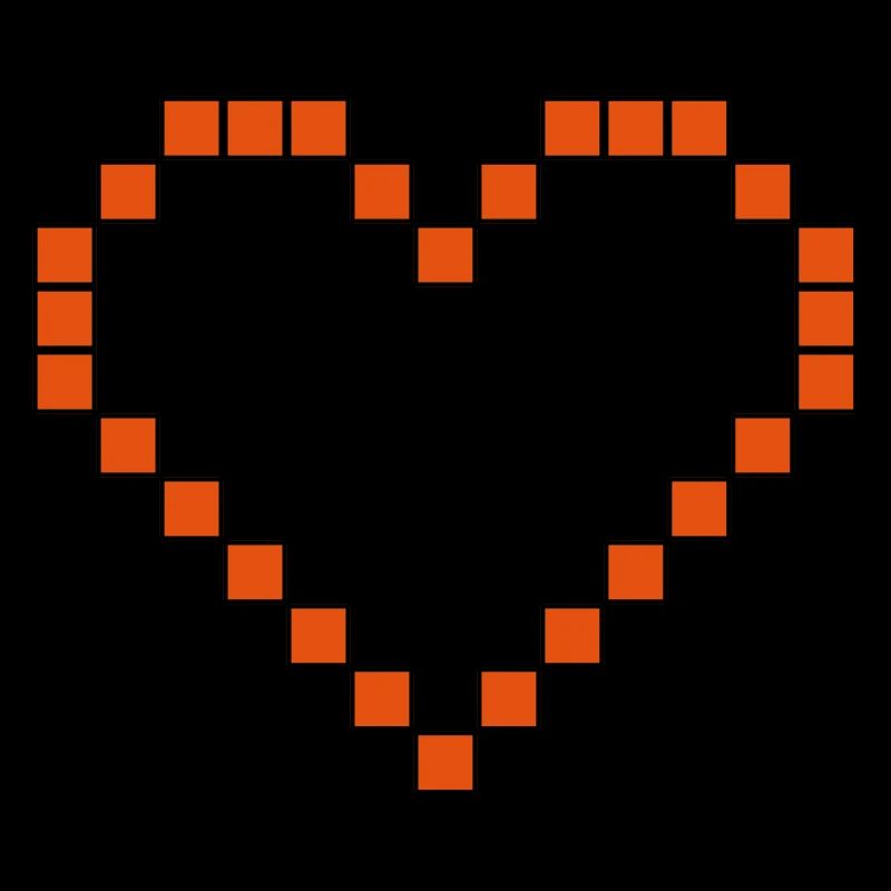 8 bits coeur 01