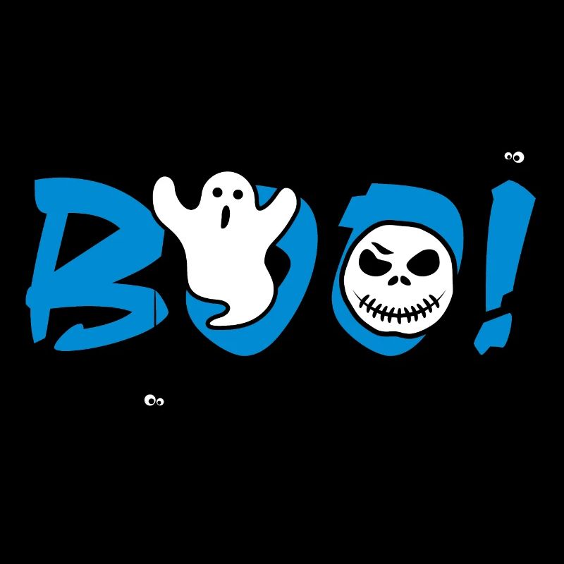 Funny Halloween label for festive design