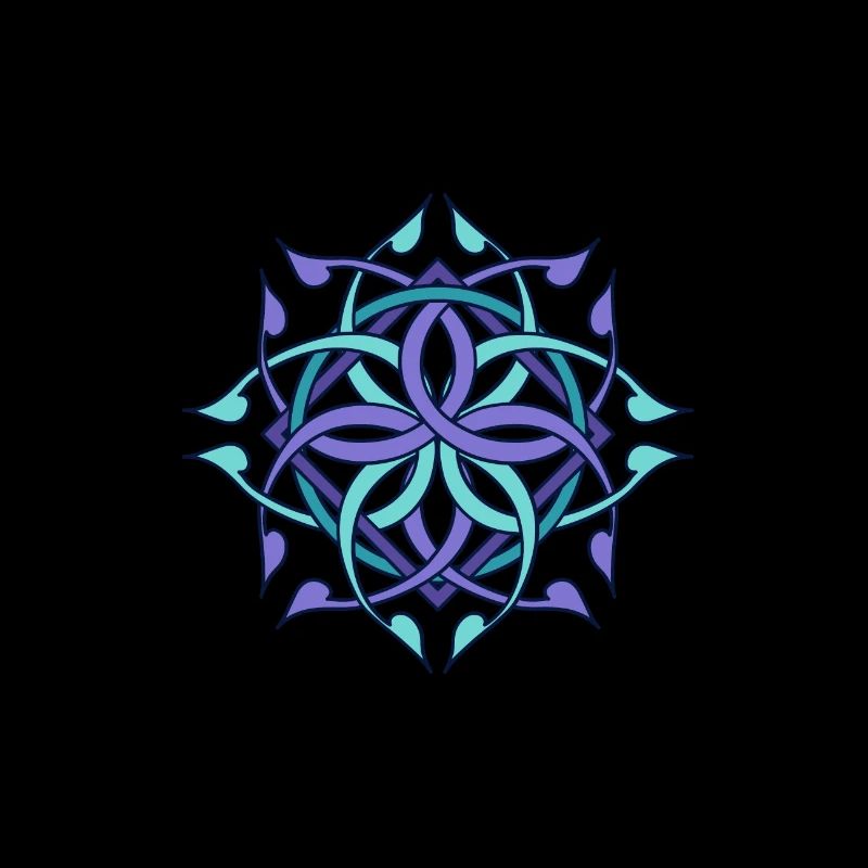 Goa Psytrance Psychedelic Blacklight Gift