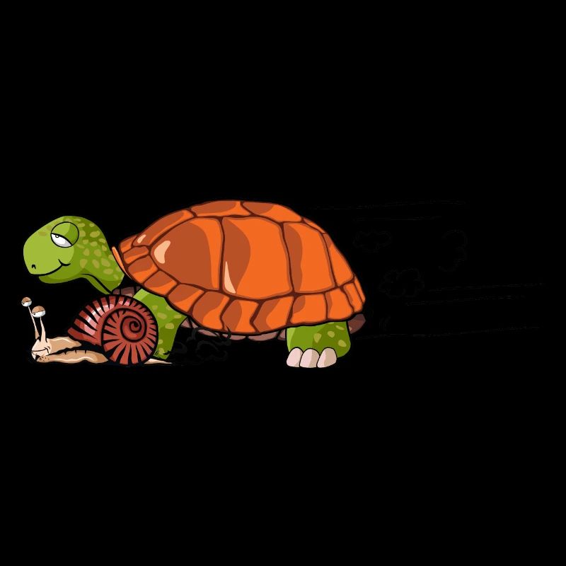 turtle snail race speed drawing humor