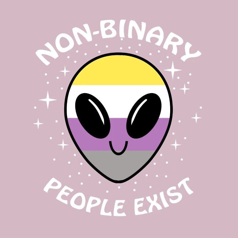 Non-Binary People Exist Nonbinary Pride
