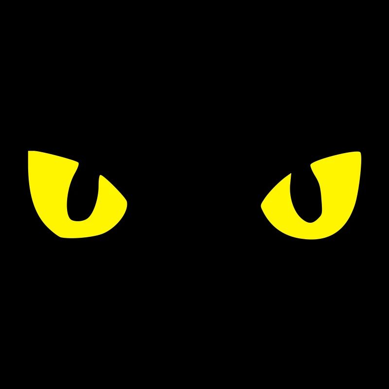 cat's eyes two colours