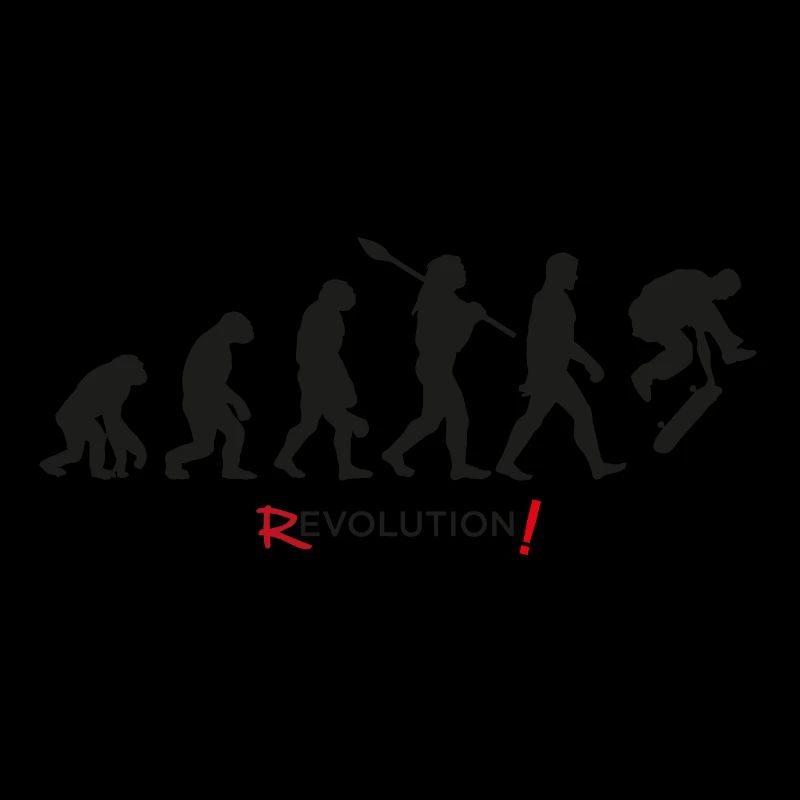 evolution revolution skateboard board