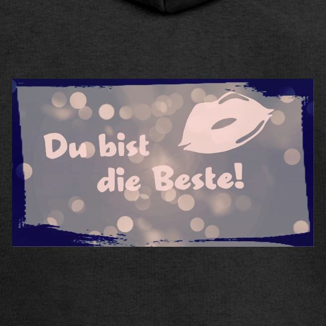 Du bist die Beste! Symbol und Muster