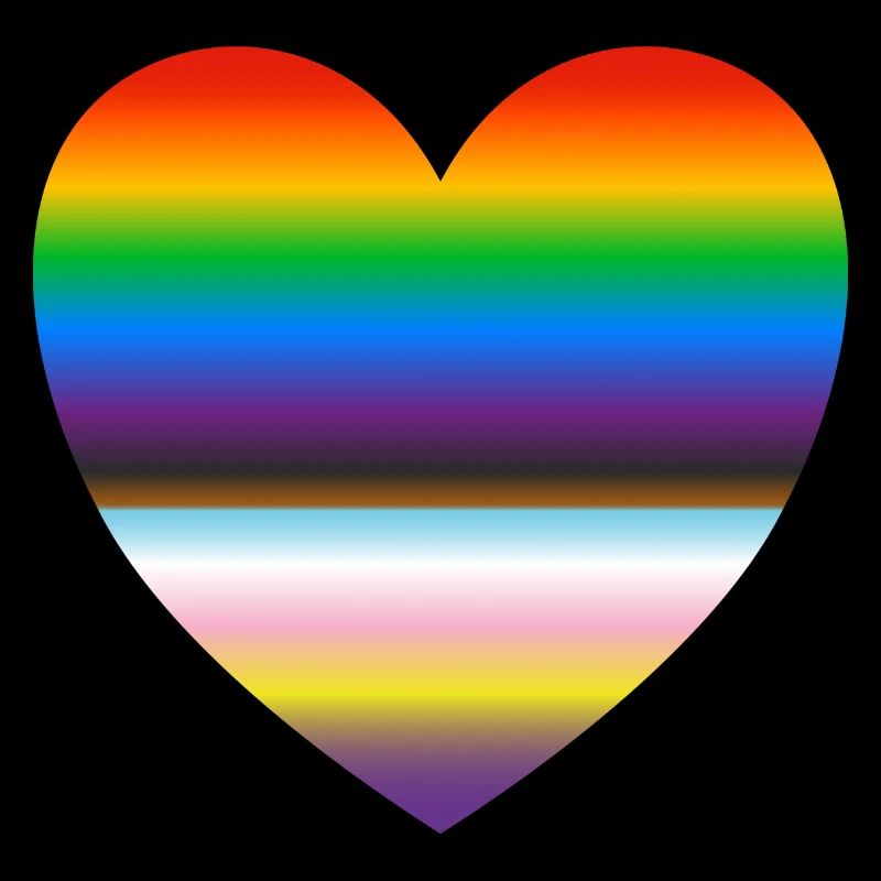 Inclusive pride heart