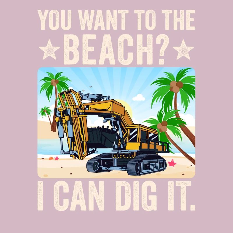 Retro Excavator Slogan Excavator Driver Construction Site