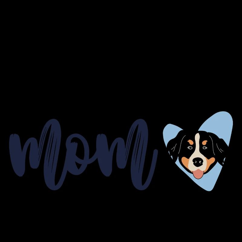 Bernese Mom Gift Bernese Mountain Dog Minimalistic