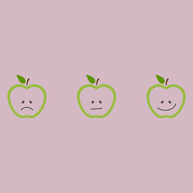 Apples with different faces