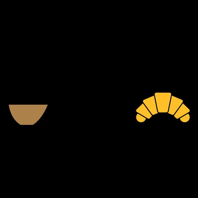 Kaffee und Croissant