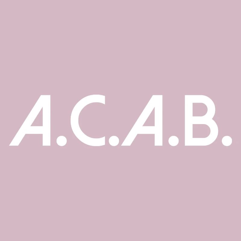 acab all cops are bastards Sort Texte Texte