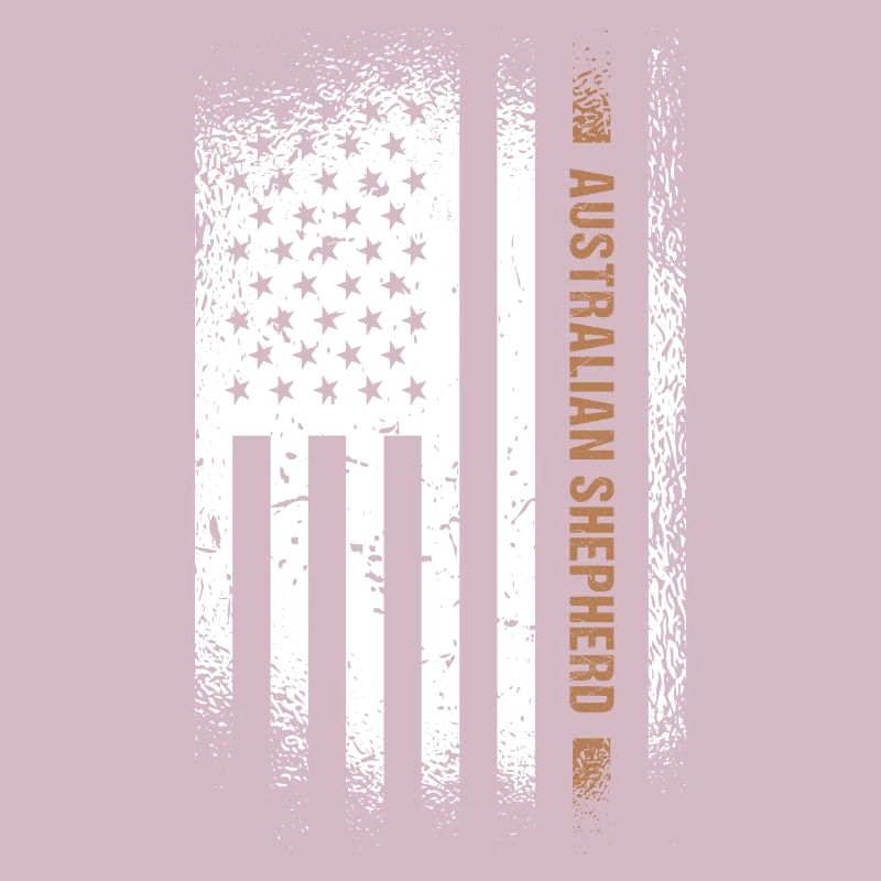 Chien Aussie Us Drapeau