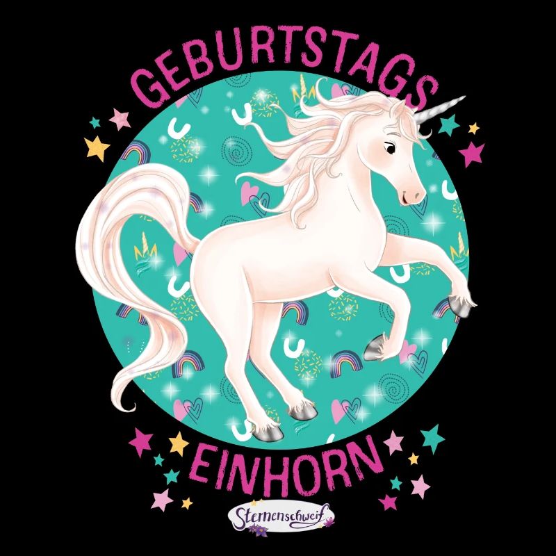 Sternenschweif Geburtstagseinhorn Im Kreis