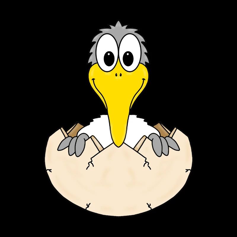 MÖWE - EI - GEBURT - BABY - KIND - VOGEL