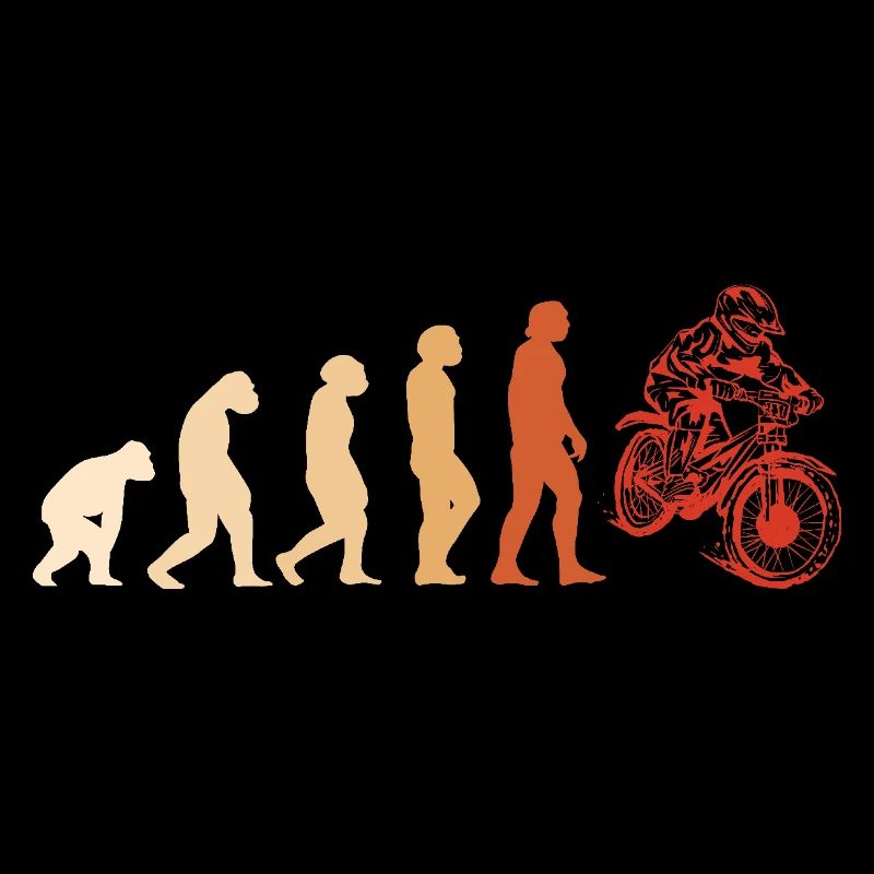 Biker Evolution Mountain Biking