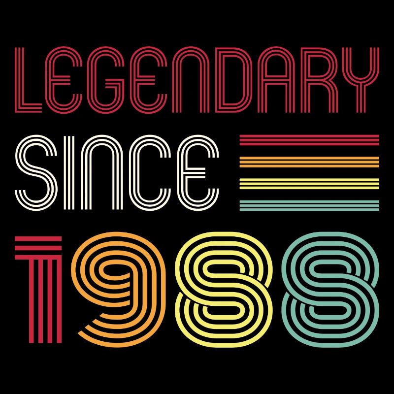 Birthday Legendary Since 1988