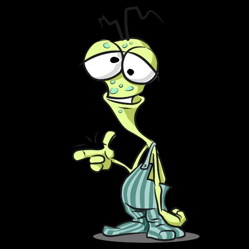 Stupide Alien Comic Charm