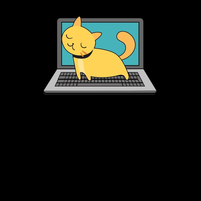 Katze Programmierer Fell Computer Nerd Geschenk