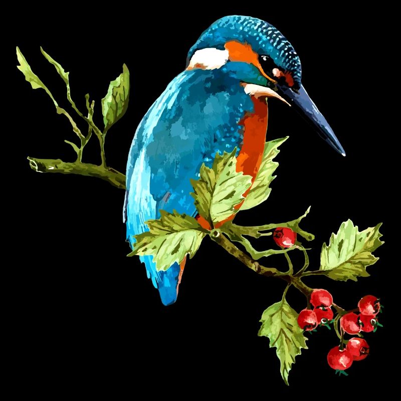 Bunter Vogel