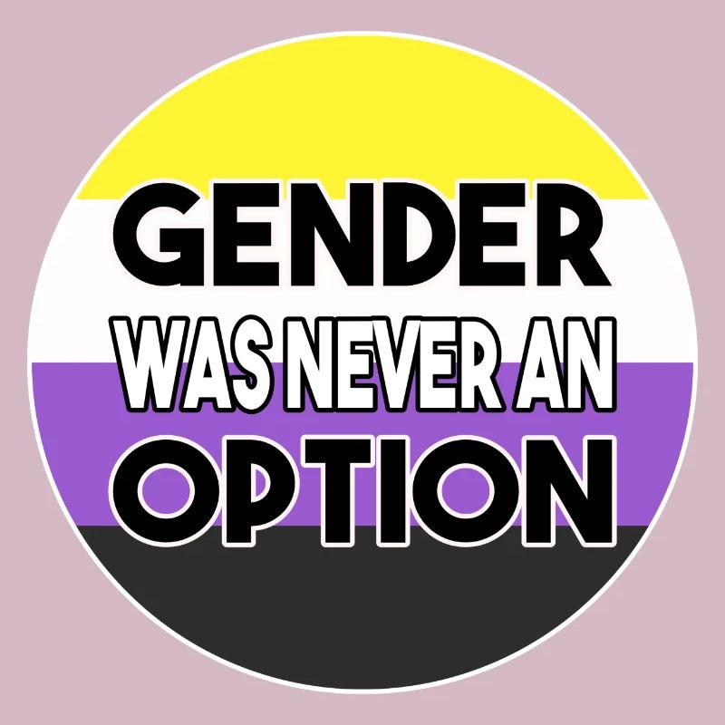 Non-binary nonbinary gender nonbinary saying