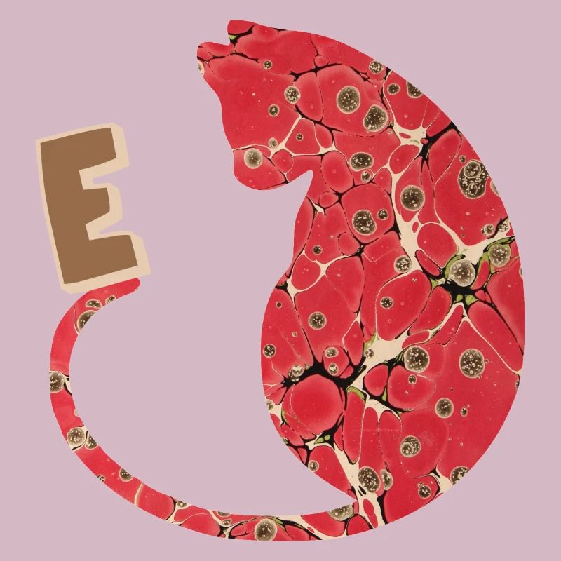 buchstabe e mit katze e 245