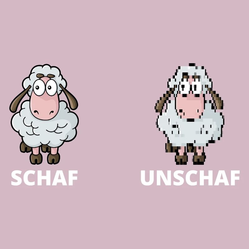 Schäfchen Schaf Unschaf Schafbock Schaffell