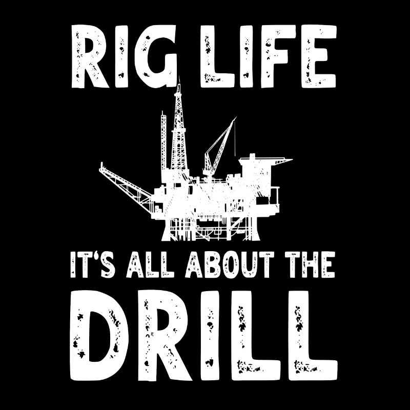 Lustiges Offshore-ölfeld-arbeiter-design