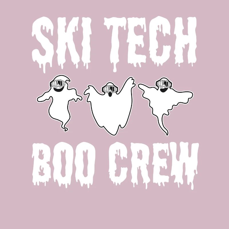 Ski Tech Boo Crew Halloween Ghosts