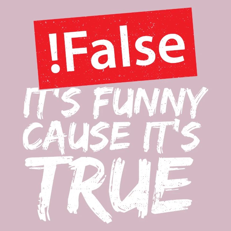 False It's Funny Cause It's True - Programmieren