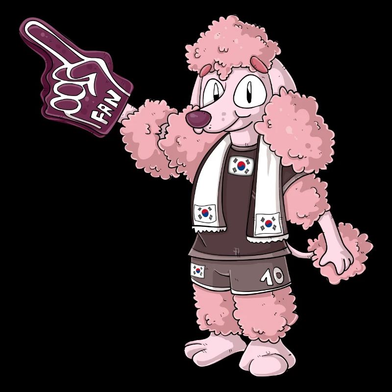 Fan Poodle Corée du Sud