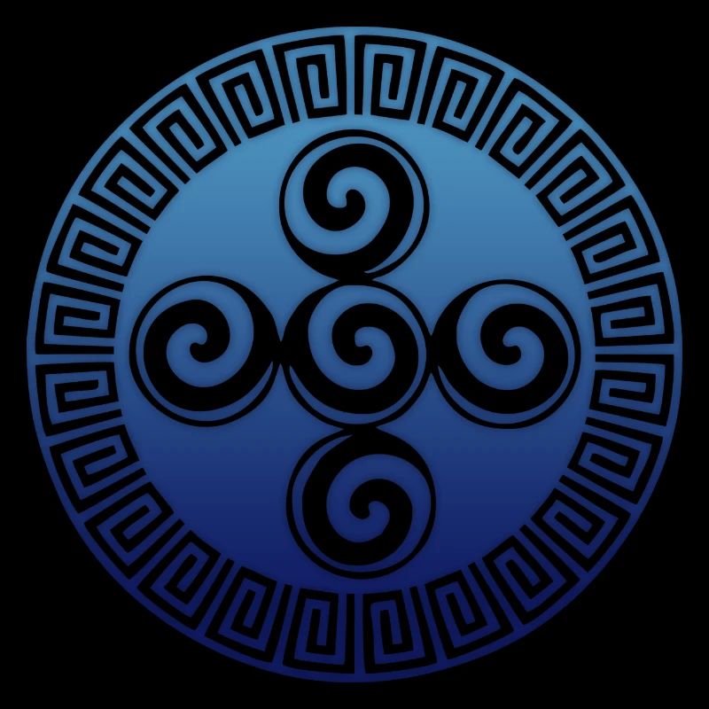 Aztecs Symbol Creation Spiral Indians Mexico