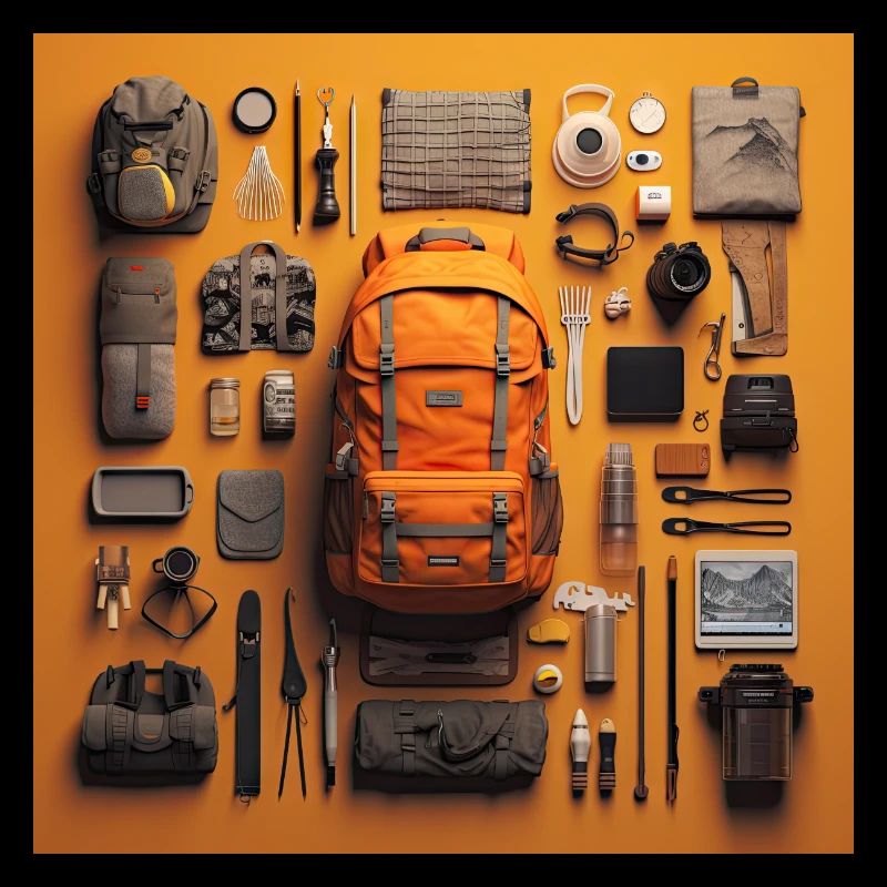Everything I need for hiking