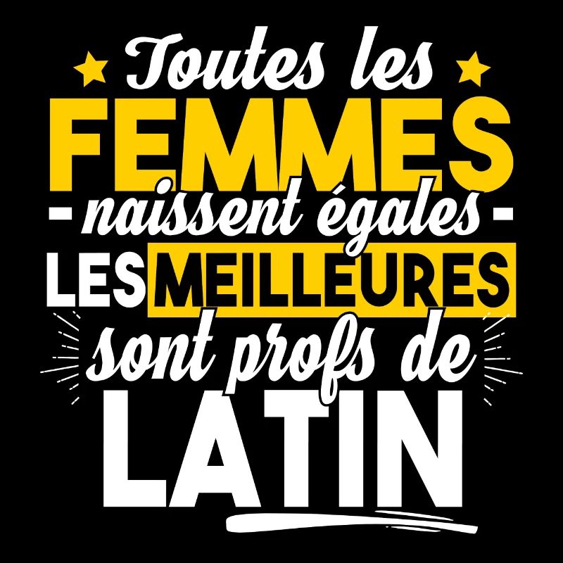 Prof Professeur Latin Métier Citations Noël